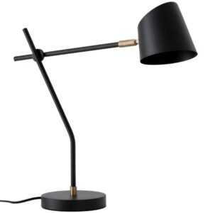 Černá kovová stolní lampa Somcasa Adame 47 cm