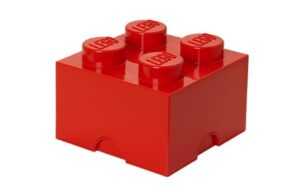 Červený úložný box LEGO® Smart 25 x 25 cm