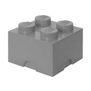 Šedý úložný box LEGO® Smart 25 x 25 cm