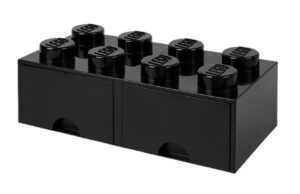 Černý úložný box LEGO® Storage 25 x 50 cm