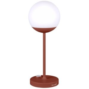 Okrově červená venkovní LED lampa Fermob MOOON! 41 cm