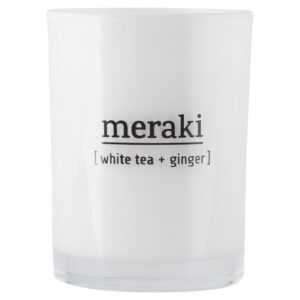 Sójová vonná svíčka Meraki White Tea & Ginger