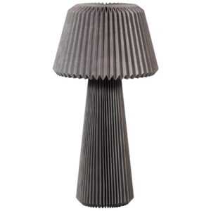 Hoorns Šedá stojací lampa Sima 95 cm