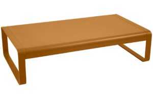 Hnědý hliníkový zahradní konferenční stolek Fermob Bellevie 138 x 80 cm